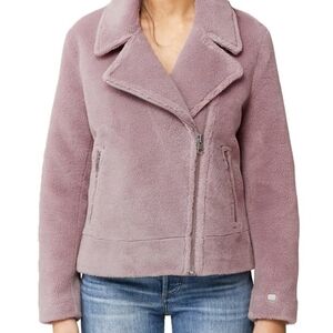Soia & Kyo Dusty Pink Teddy Jacket